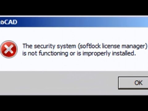 The Security System Softlock License Manager Is No Functioning كيف