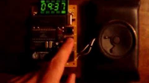 Talking Binary Clock - Assembled