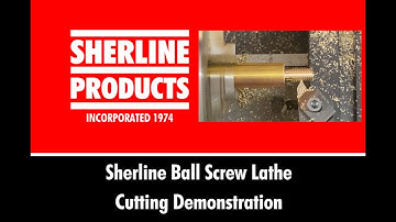 Ball Screw Lathe Cutting Demo