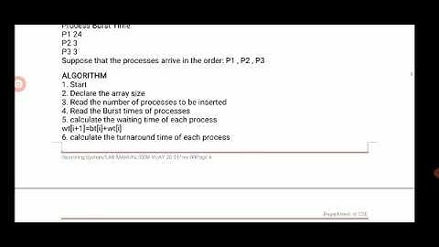 OS Lab- Operating System Lab- Experiment 2-C program to stimulate the Non Pre-emptive CPU Scheduling