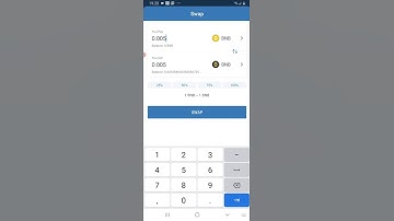 How to swap BnB to BnB smart chain on trust wallet