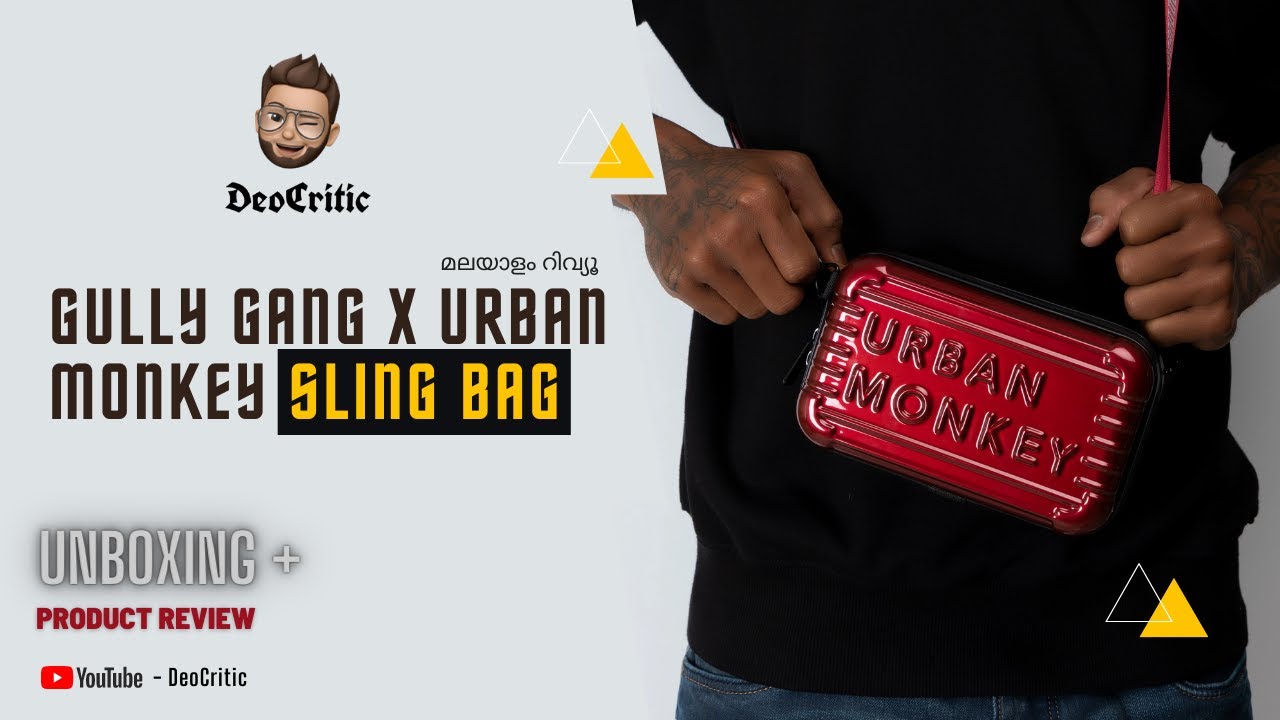 Urban Monkey x Gully Gang Military Sling Bag Unboxing & Review