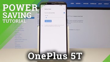 How to Save Battery in OnePlus 5T - Turn On / Off Battery Saver