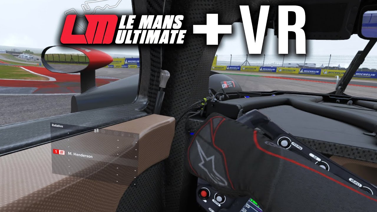 Le Mans Ultimate in VR - Circuit of the Americas - YouTube