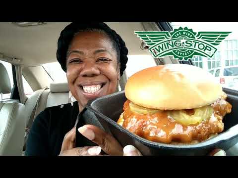 Wingstop''''s New Carolina Gold BBQ Chicken Sandwich Review 💕😋💯👍🏾 Cooking Conversations
