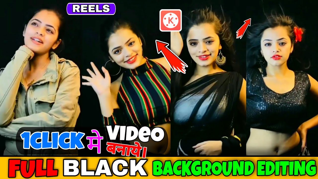 Black Background Wali Video Kaise Banaye How to black background in video Reels Video
