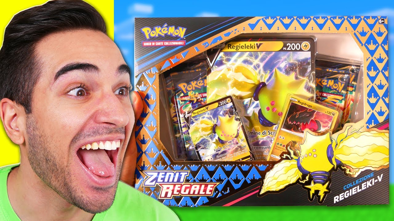 APRO LA NUOVA COLLEZIONE ZENIT REGALE REGIELEKI-V DI POKEMON