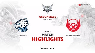 EVOS Glory vs Bigetron Alpha HIGHLIGHTS MPL ID S13 | BTR VS EVOS ESPORTSTV