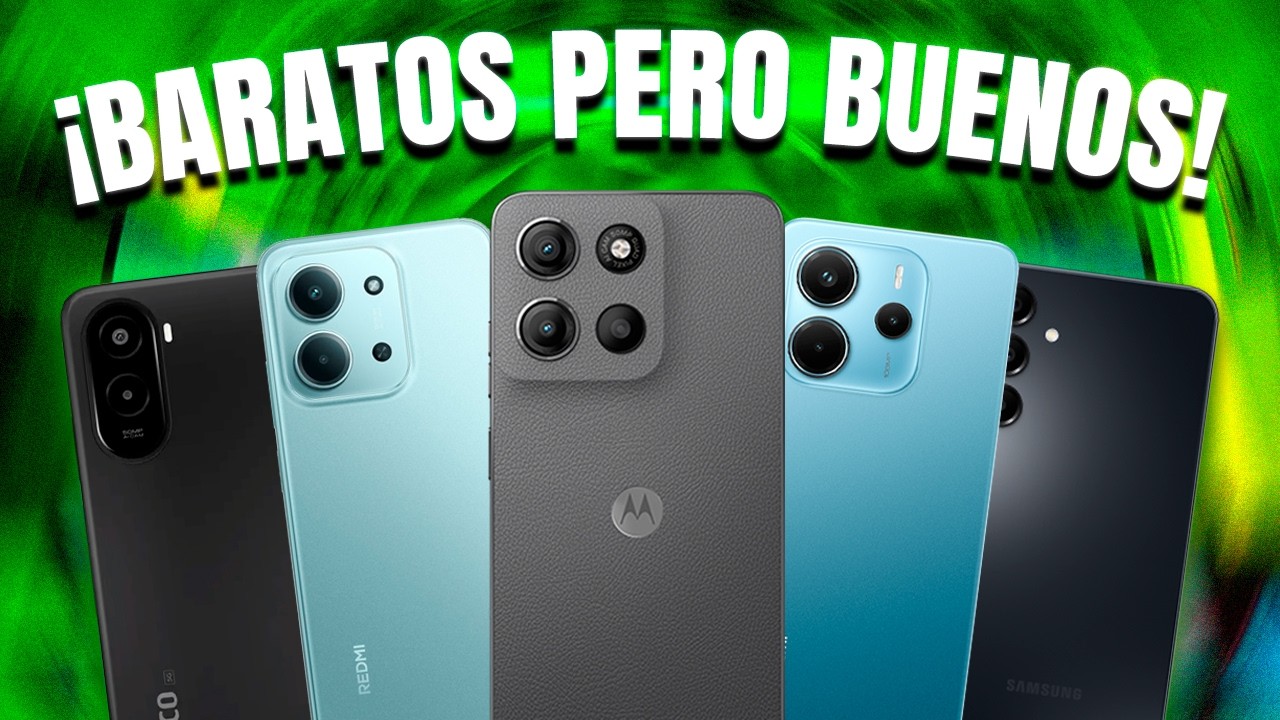 TOP 5 Celulares BARATOS Que No Te Van a Decepcionar EN 2026!