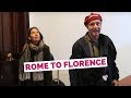 Rome to Florence by Train + Rome Apartment Tour | Italy Travel Vlog