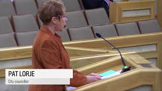: Council Sanctions Pat Lorje For Confidentiality Breach