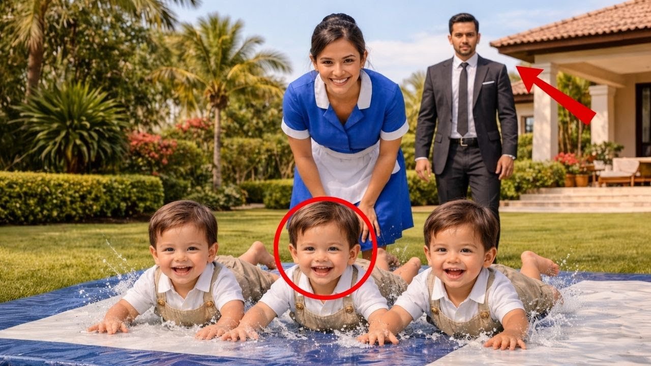 Sang miliarder pulang ke rumah... terkejut dengan tindakan pembantunya terhadap dirinya.