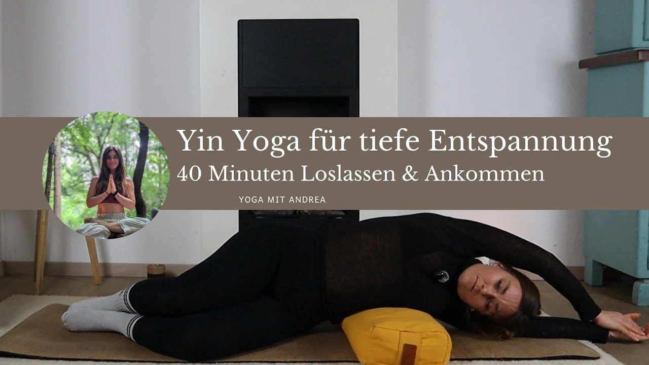 Yin Yoga mit Bolster für tiefe Entspannung | 40 Minuten Loslassen & Ankommen