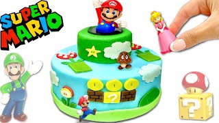 【マリオのゲームケーキ🍄】本当に食べれる粘土でお料理工作クッキング🎵Mario cake たまごMammy