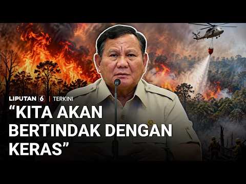 Prabowo Perintahkan Tindak Keras Pelaku Karhutla: “Tak Ada Lagi Toleransi” | Liputan 6