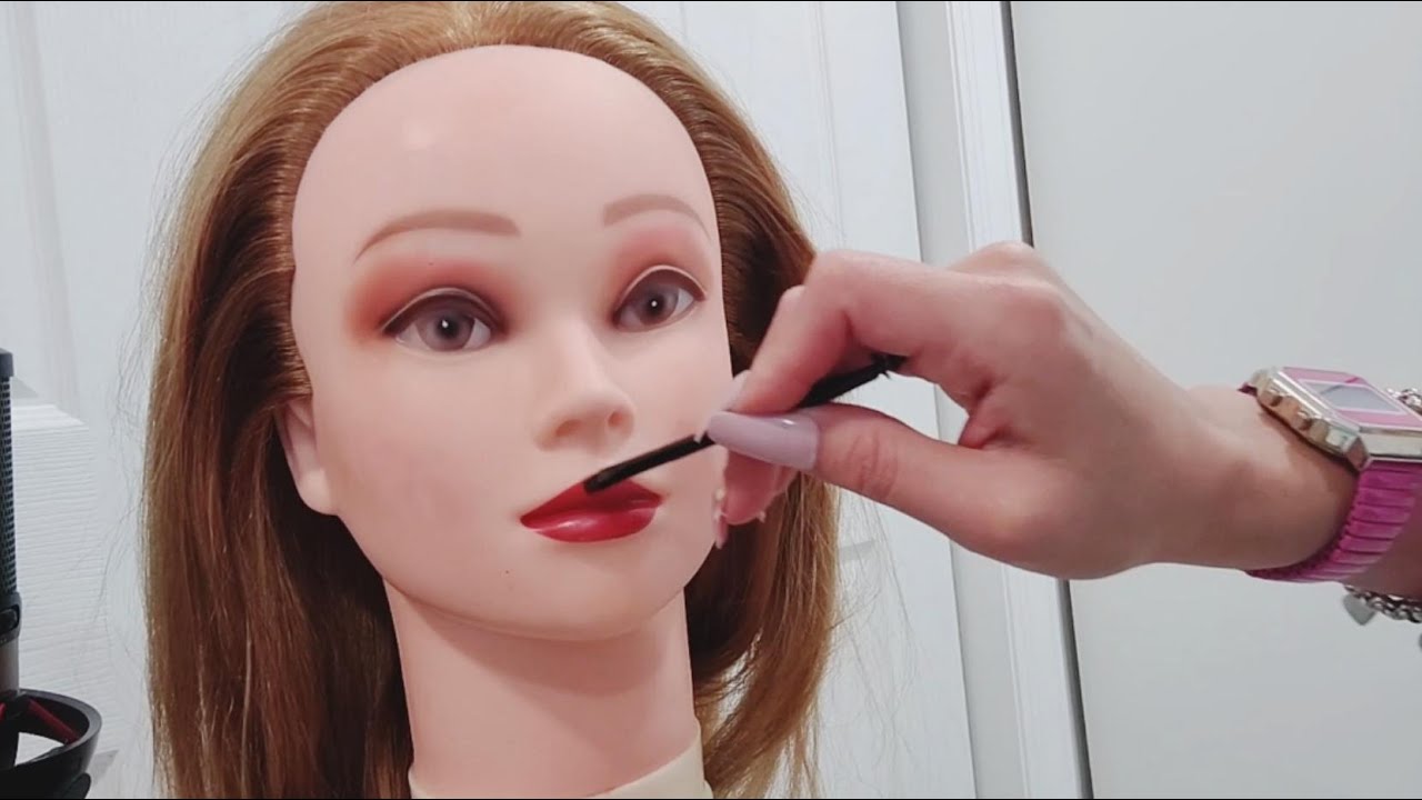 ASMR: Doing mannequin's makeup