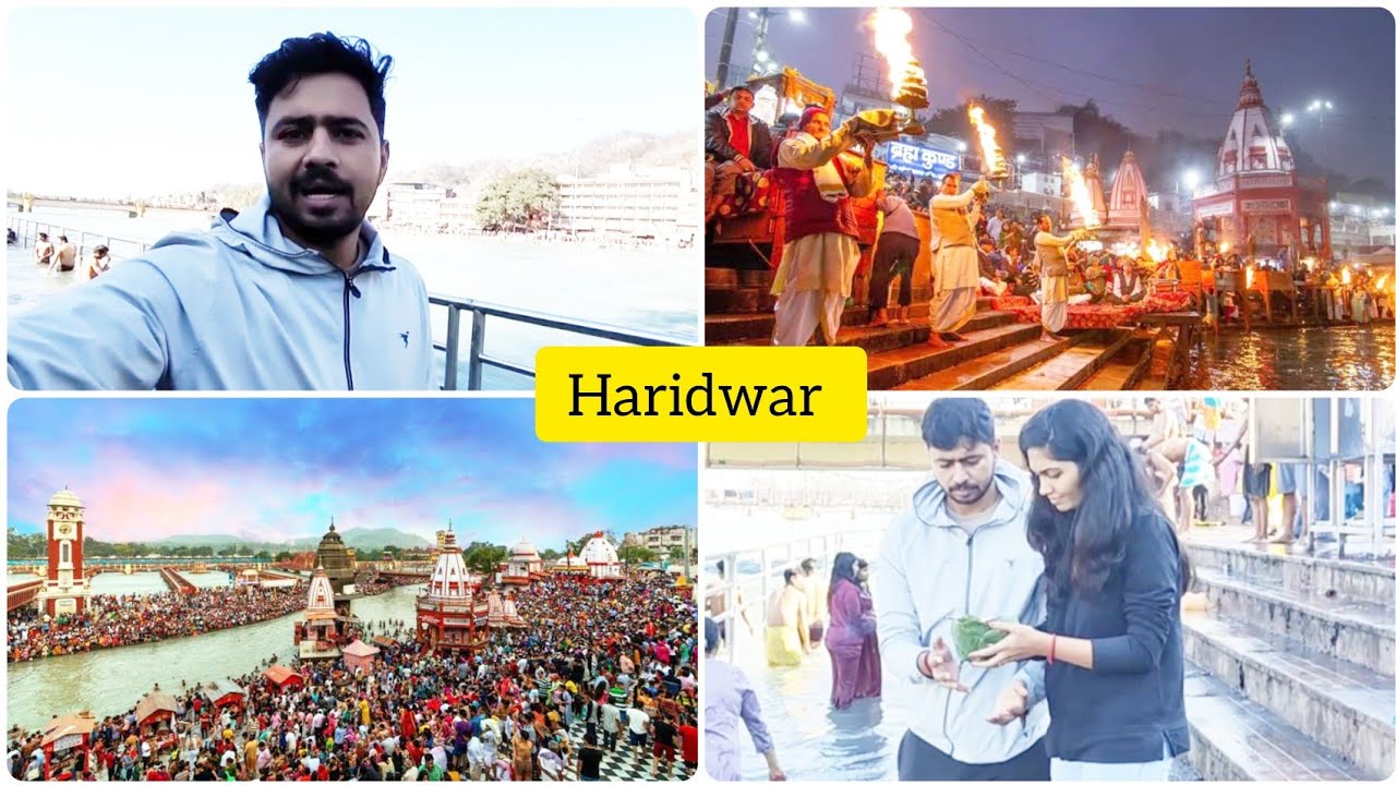 आम्ही पोहचलो हरिद्वार 🕉️| हर की पुरी घाट 🏞️ आणि गंगा आरती 🪔