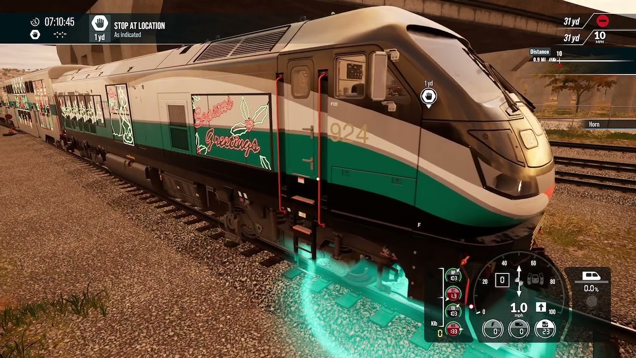 Getting the Chirstmas train ready for Chirstmas use