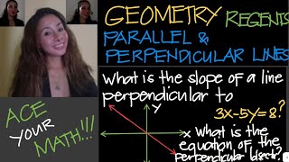 GEOMETRY: (Part 1) REGENTS | Parallel and Perpendicular Lines |  by Jane Maciejewski
