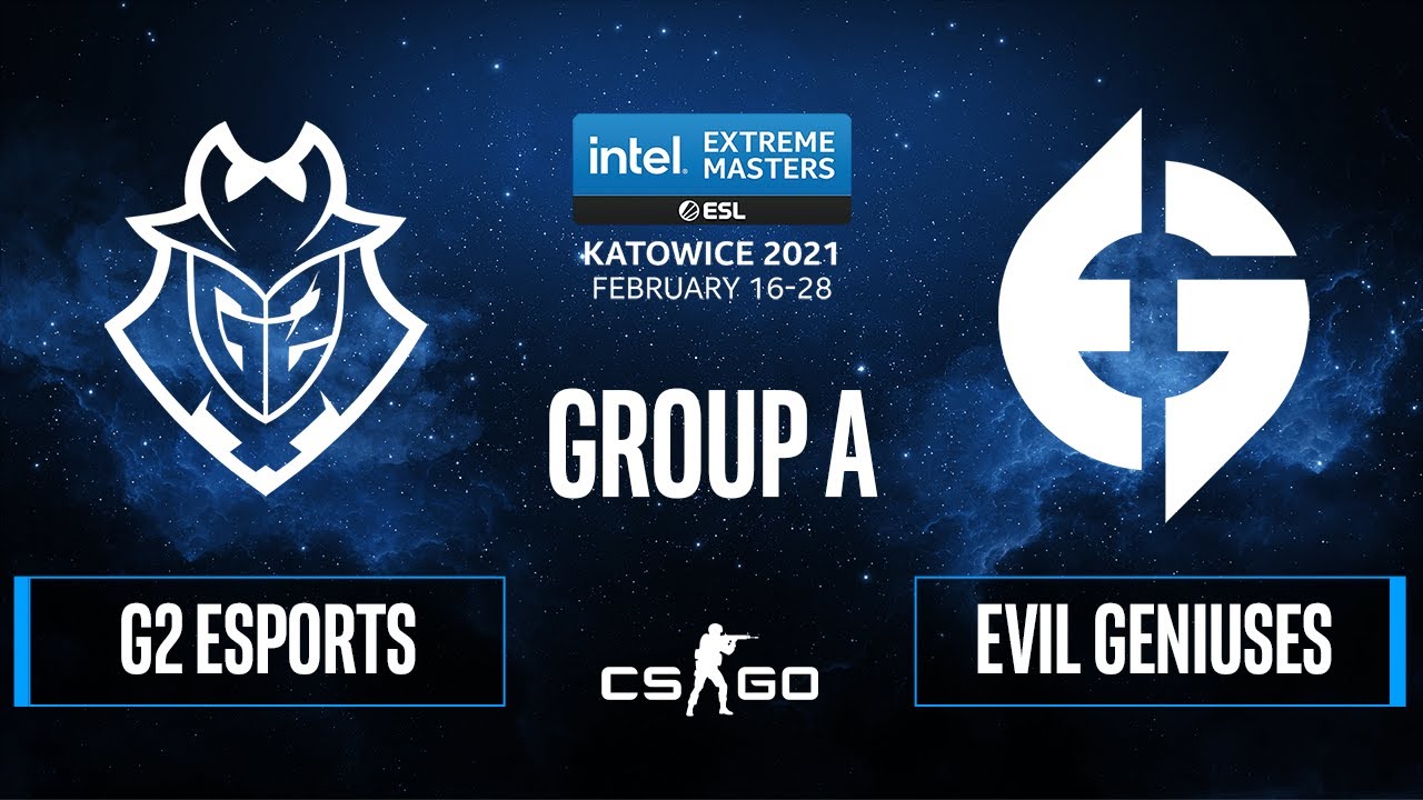 CS:GO - G2 Esports vs. Evil Geniuses [Train] Map 1 - IEM Katowice 2021 - Group A