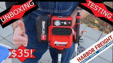Unboxing & Testing Of A Harbor Freight (BAUER) 20V Cordless Variable-Speed Rotary & Flexible Shaft