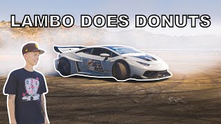 TANNER FOX DOES DONUTS IN MY LAMBO?!
