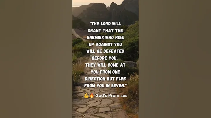 Deuteronomy 28:7 God is your defender #god #quotes #bibleverse #inspiration #faith #love