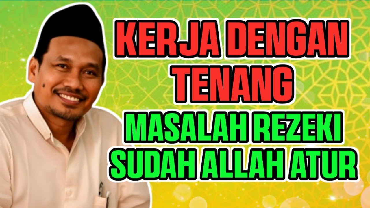 Pengajian gus baha || KERJA DENGAN TENANG MASALAH REZEKI SUDAH ALLAH ATUR #gusbaha #gusbahaterbaru
