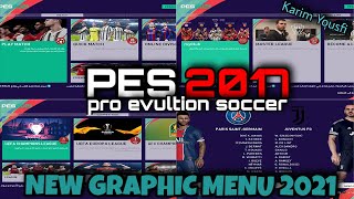 PES 2017 NEW GRAPHIC MENU PES  2021