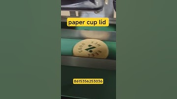 Automatic paper cup lid making machine #mmachine#paperlidmachine