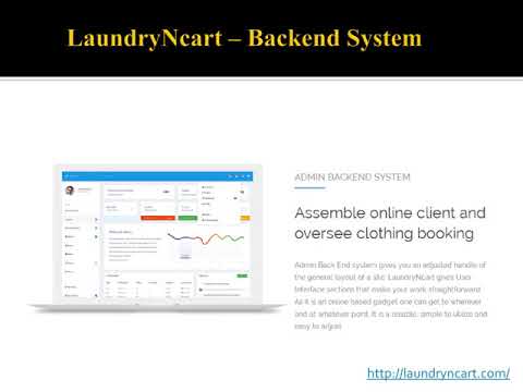 LaundryNcart - On Demand laundry and Dry Cleaning Script