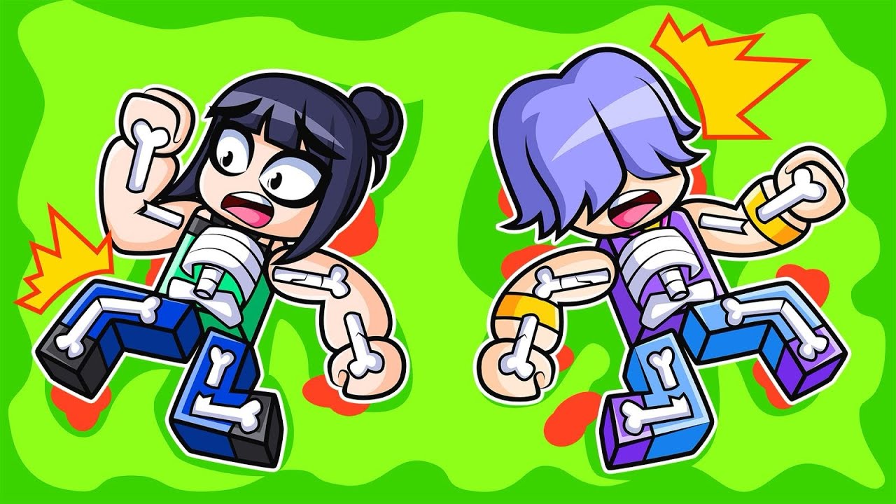 ME ROMPO TODOS los HUESOS en ROBLOX con MISTERIO!😱🦴