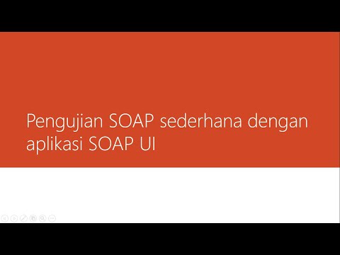 Video: Apakah bahasa SoapUI?
