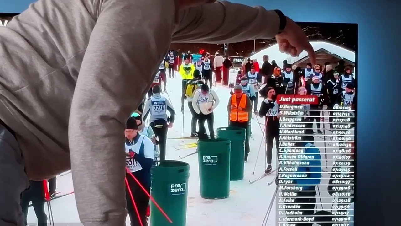 Isak kör Vasaloppet