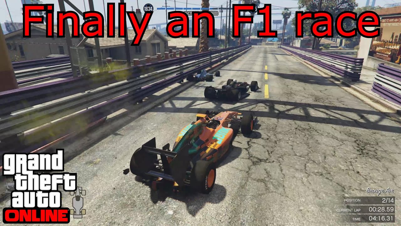 Finally Playing a Formula 1 Race - GTA 5 Races - YouTube