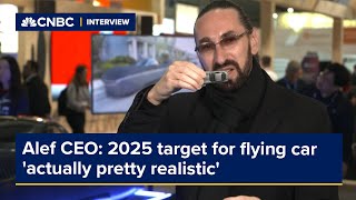 Alef CEO: 2025 target for flying car 'actually pretty realistic'