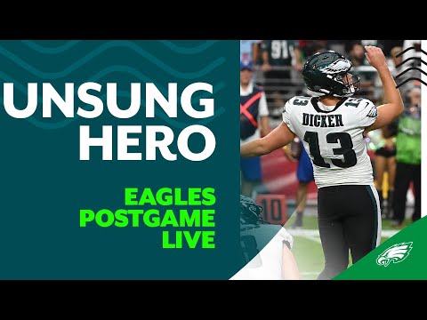 Jalen Hurts and 'Dicker the kicker' lead the Eagles to victory | Eagles Postgame Live