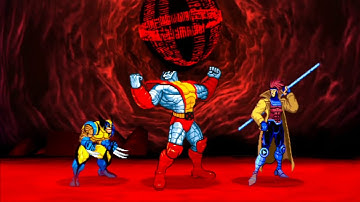 Marvel VS Capcom 2 - Wolverine/Colossus/Gambit - Expert Difficulty Playthrough