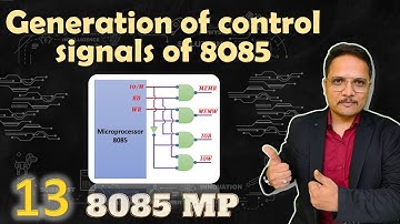 Generation of Control Signals in 8085 Microprocessor: Understanding Read and Write Signals