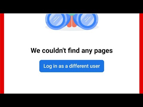 Creater Studio Fix We Couldn't Find Any Pages Login As A Different User Problem Solve