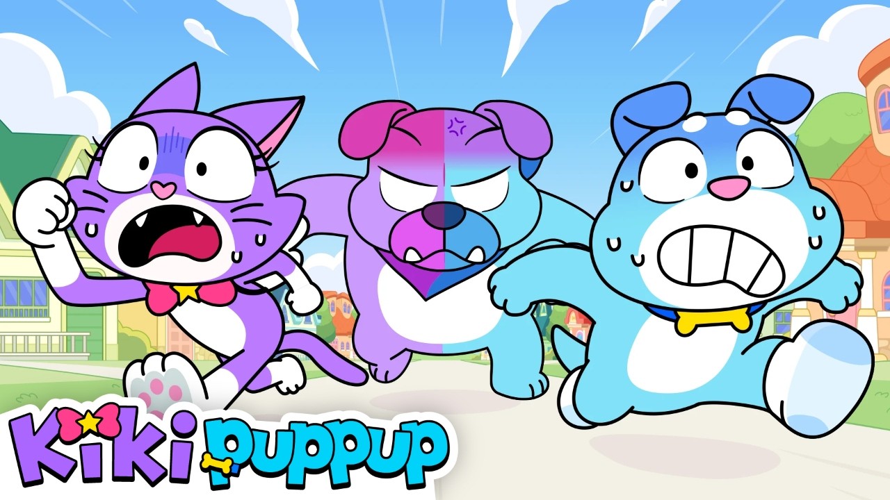 Catch My Color! RUN AWAY! 🎨🐾 | Color Song, Baby Cat +more | Kikipuppup Nursery Rhymes