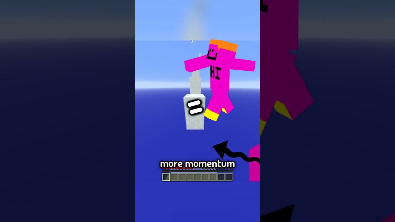 The Longest Jump In Minecraft