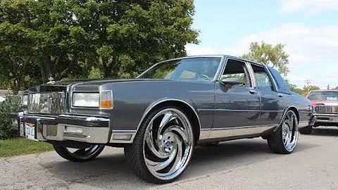 Veltboy314- Box Chevy Caprice On Staggered 26" Rucci Forged Wheels - 2K17 Michigan vs. Ohio Car Show
