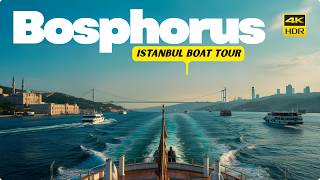 Bosphorus Ferry Tour Istanbul 2026 4K Hdr