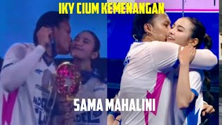 IKY CIUM KEMENANGAN SAMA MAHALINI