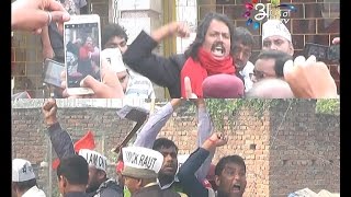 Police Interruption On Dr. C.k.rauts Peaceful Procession At Janakpur.