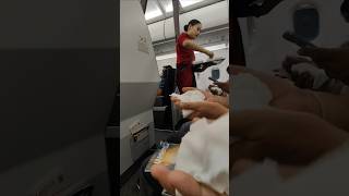 Air India business class seat and meal #trending #viral #travel #love #song #shortvideo #shorts