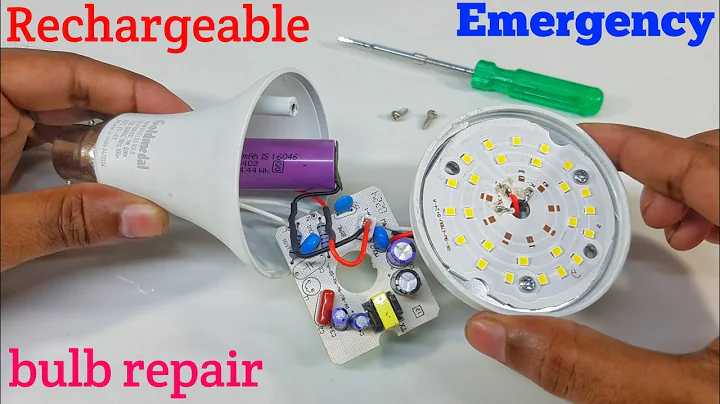 Rechargeable LED bulb repair|💡|Charging bulb repair | led light repair