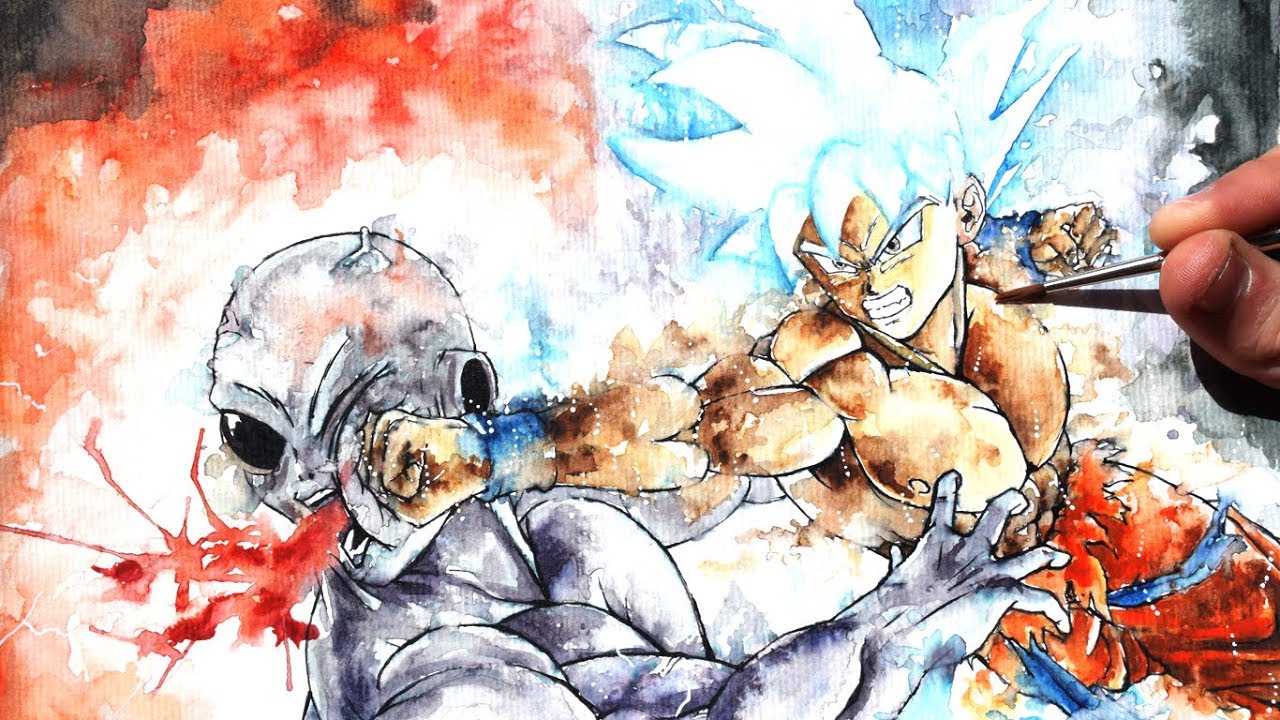 Cómo Dibujar A Goku Vs Jiren Batalla Final Dragon Ball Super