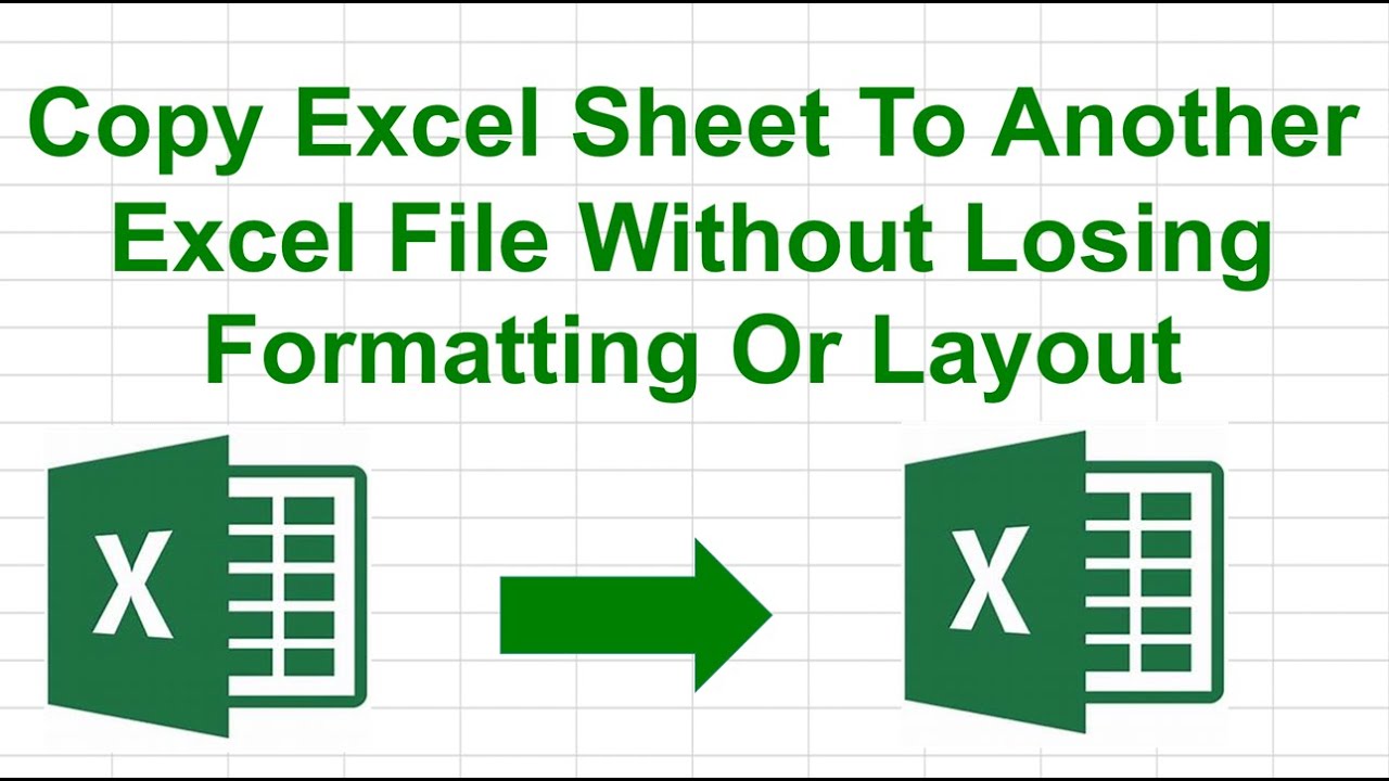 How to copy and paste Excel sheet to another sheet without changing format?